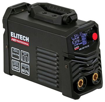 Сварочный инвертор "ELITECH" HD WM 200 PULSE 204466