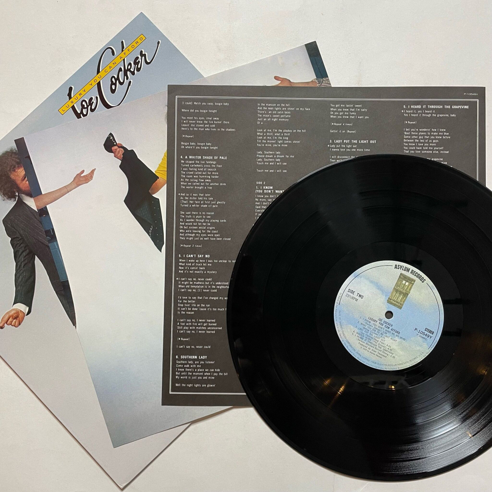 Винтажная виниловая пластинка LP Joe Cocker Luxury You Can Afford (Japan 1978) (No Obi)