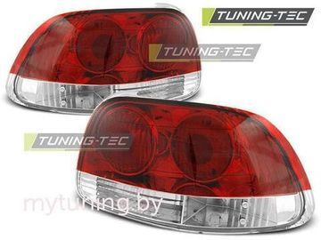 Задние фонари Honda CRX DEL SOL red white