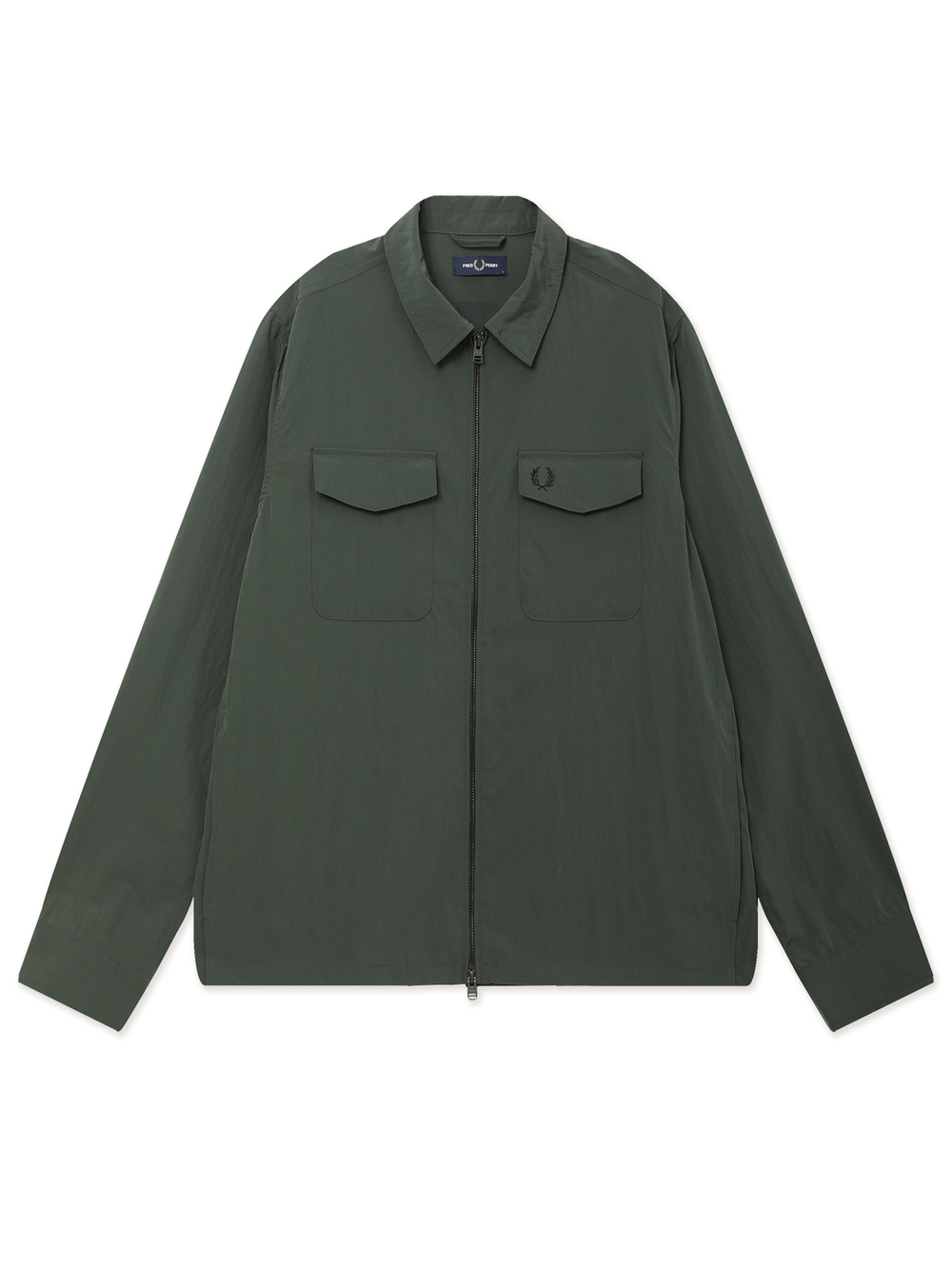 Рубашка Дл. Рукав Zip Through Overshirt