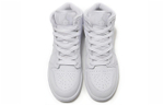 Jordan 1 Mid White Pure Platinum 2018 GS