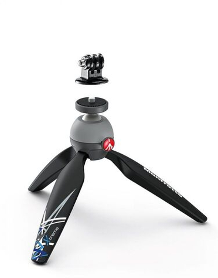 Штатив Manfrotto MKPIXIEX-BK PIXI Xtreme с адаптером GoPro