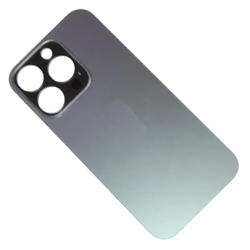 Задняя крышка для Apple iPhone 14 Pro Черный (стекло, широкий вырез под камеру)