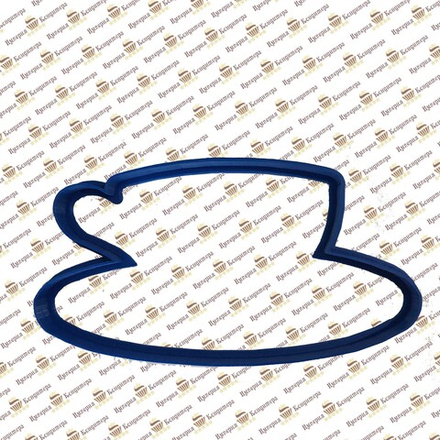 Вырубка пластиковая "Чашка с блюдцем"