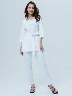 Блуза медицинская женская | Бл-375 3/4 либерти люкс