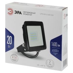 Прожектор светодиодный уличный ЭРА LPR-023-0-65K-020 20Вт 6500K 1600Лм IP65