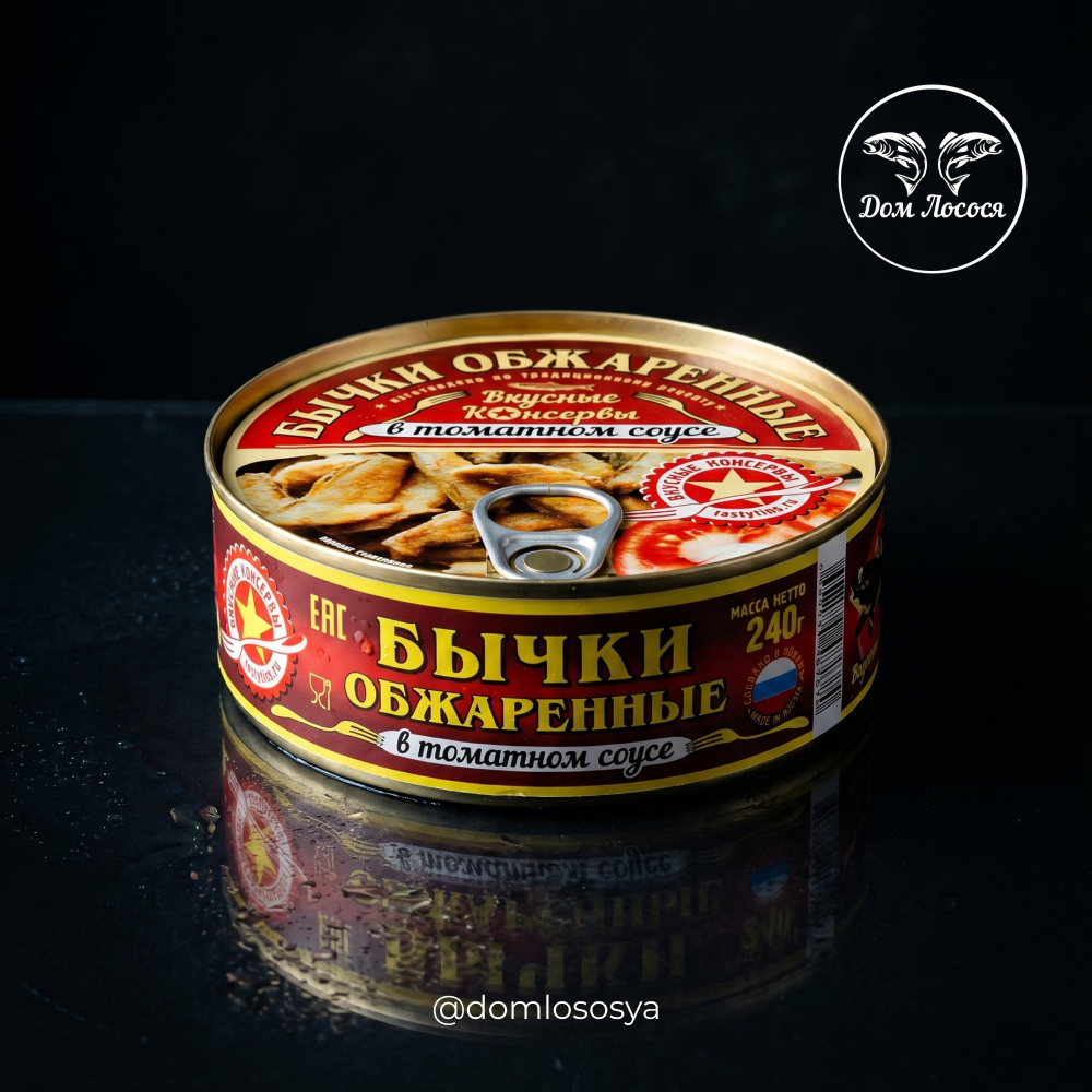 Бычки обж. в т/с ключ, 240г, ВК