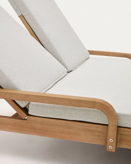 Двойной шезлонг Sonsaura из массива эвкалипта Испания La Forma