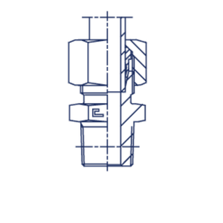 Штуцер FC DS08 NPT 1/4 (в сборе, B4)
