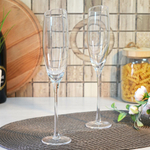 Набор бокалов для шампанского 2шт 180мл "Элегия" Jewel