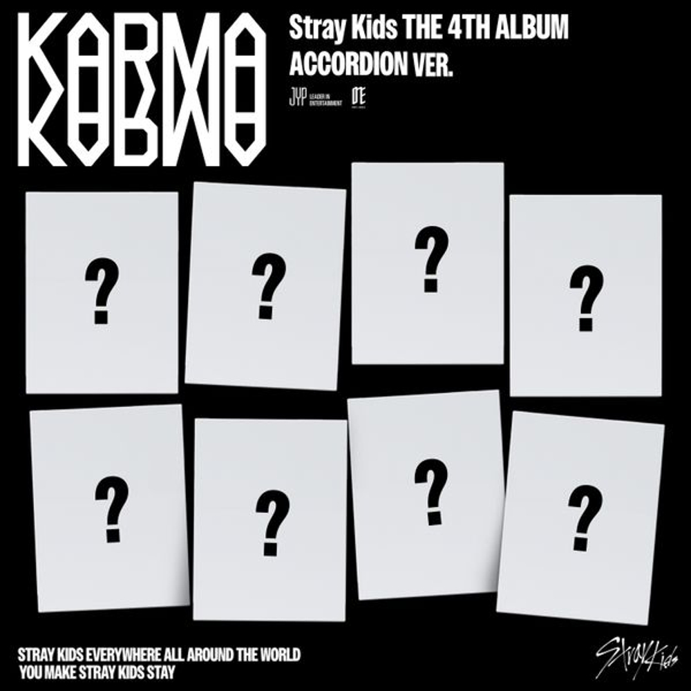 Альбом Stray Kids - 4th Album [KARMA] (ACCORDION Ver.)