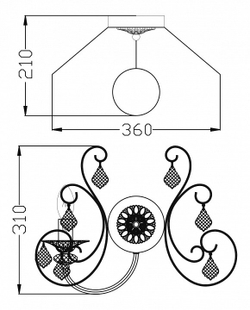 Бра Maytoni ARM271-01-R