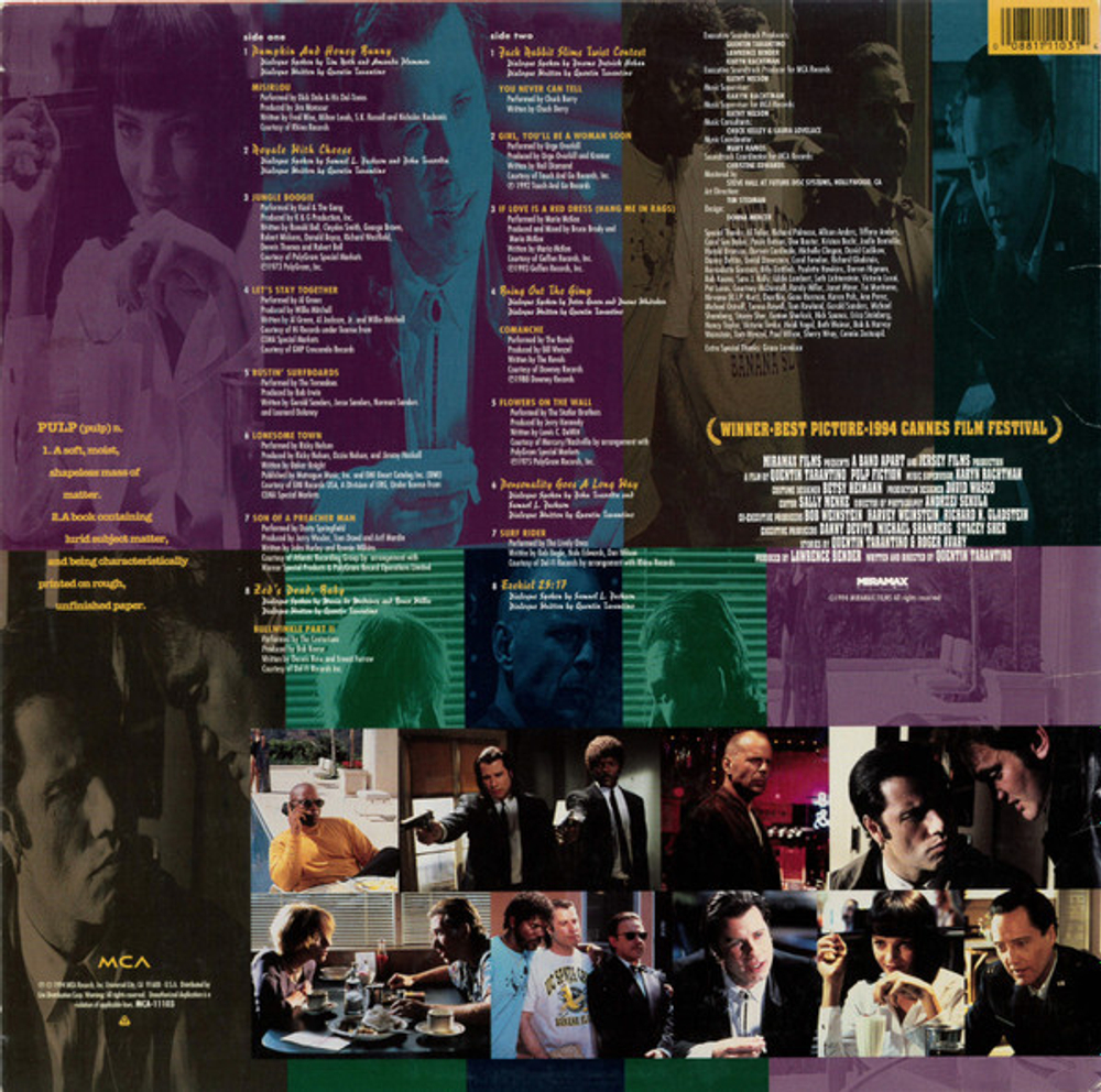 Виниловая пластинка Various Pulp Fiction Music From The Motion Picture