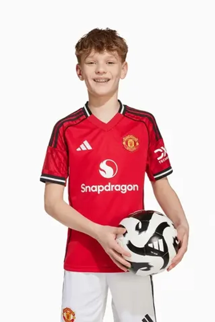 Футболка adidas Manchester United 25/26 Home Junior - красный
