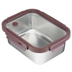 Контейнер стальной Click Steel, 1,8 л, сливовый