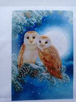 Панель (Армани-шелк дублир-й). Птички №1