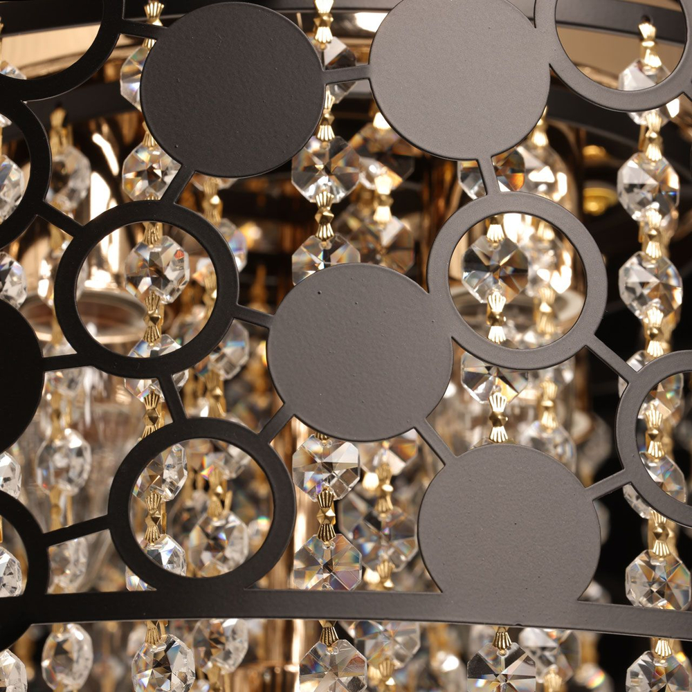 Люстра потолочная De City "Бриз", 5 ламп E27, мощность 300 Вт, площадь освещения до 15м²