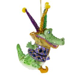 GAEM Украшение новогоднее "Крокодил", L12,5 W8,5 H15 см