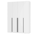 Шкаф 4-х створчатый ШК-13 МС Айрон белый