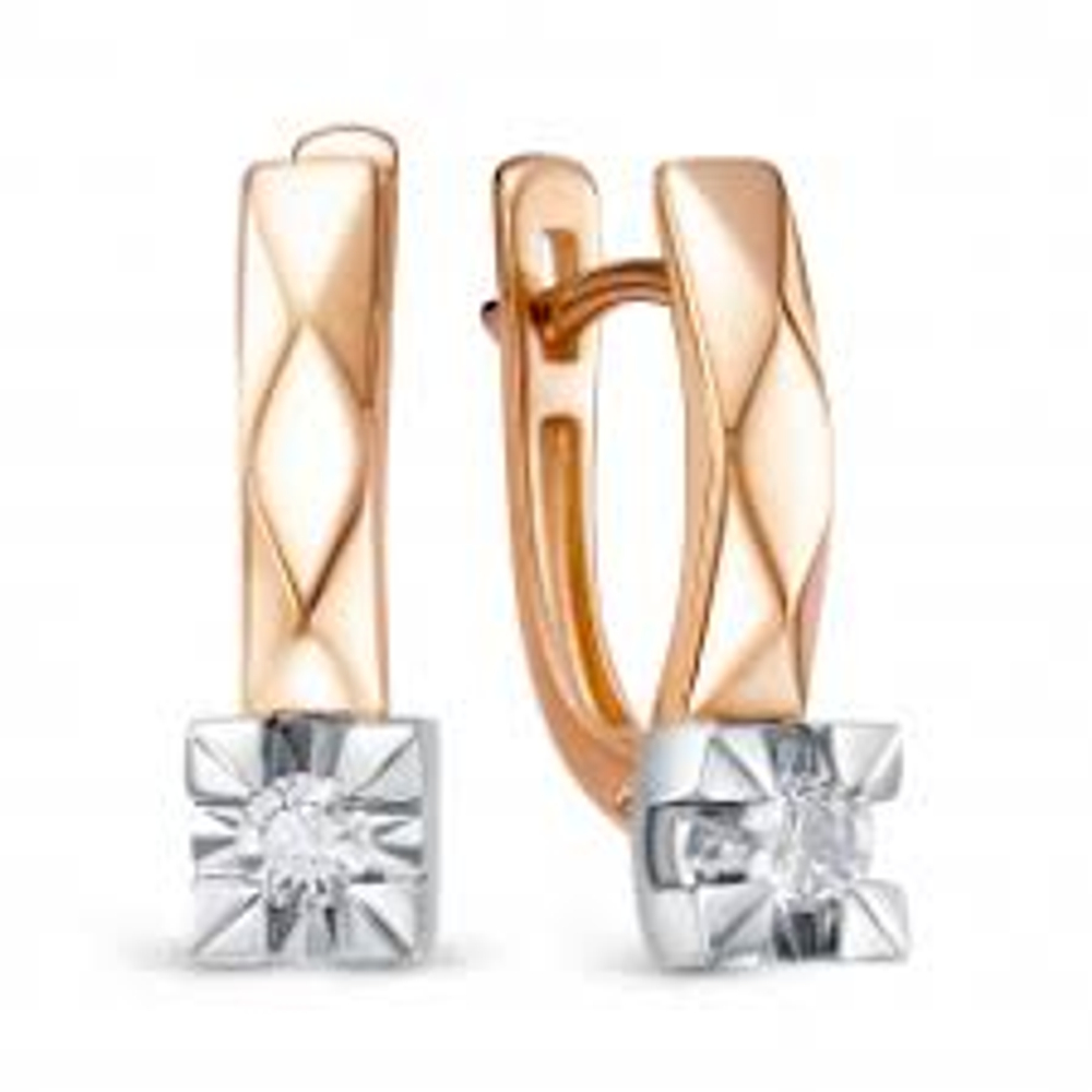 Серьги из золота с бриллиантами