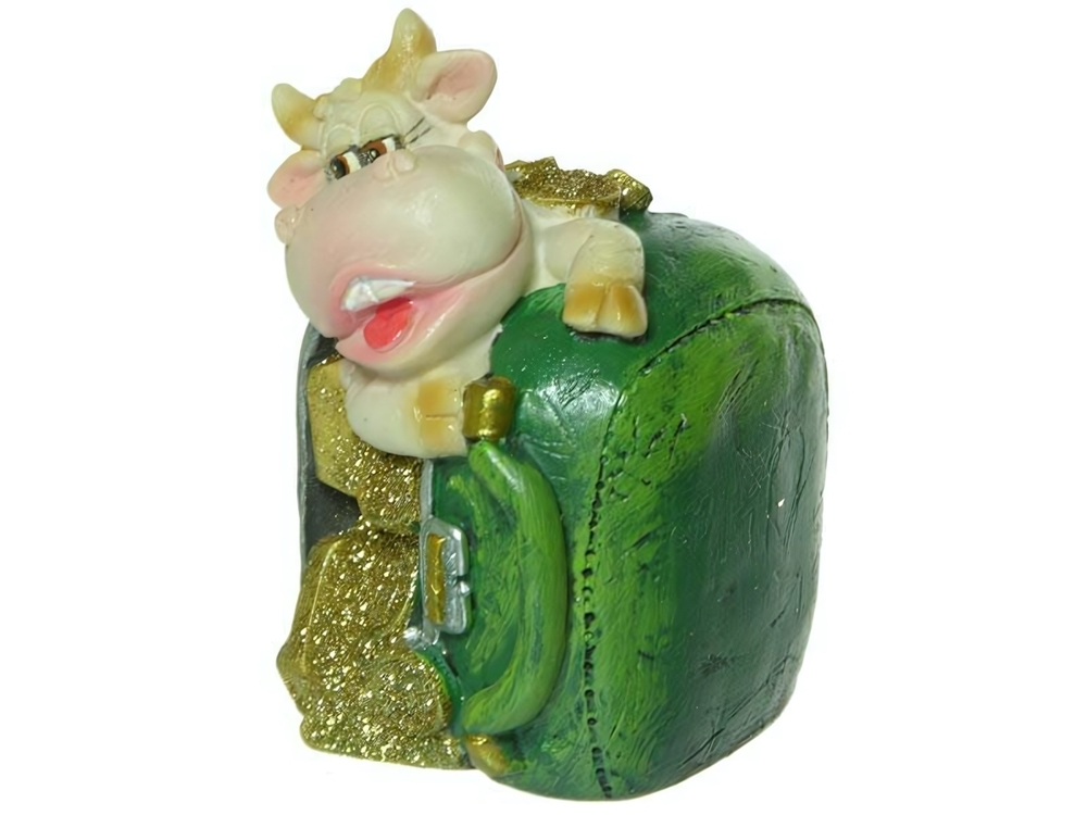 Копилка Бычок с сундучком 7,5см 23242