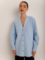 Кардиган удлиненный из хлопка