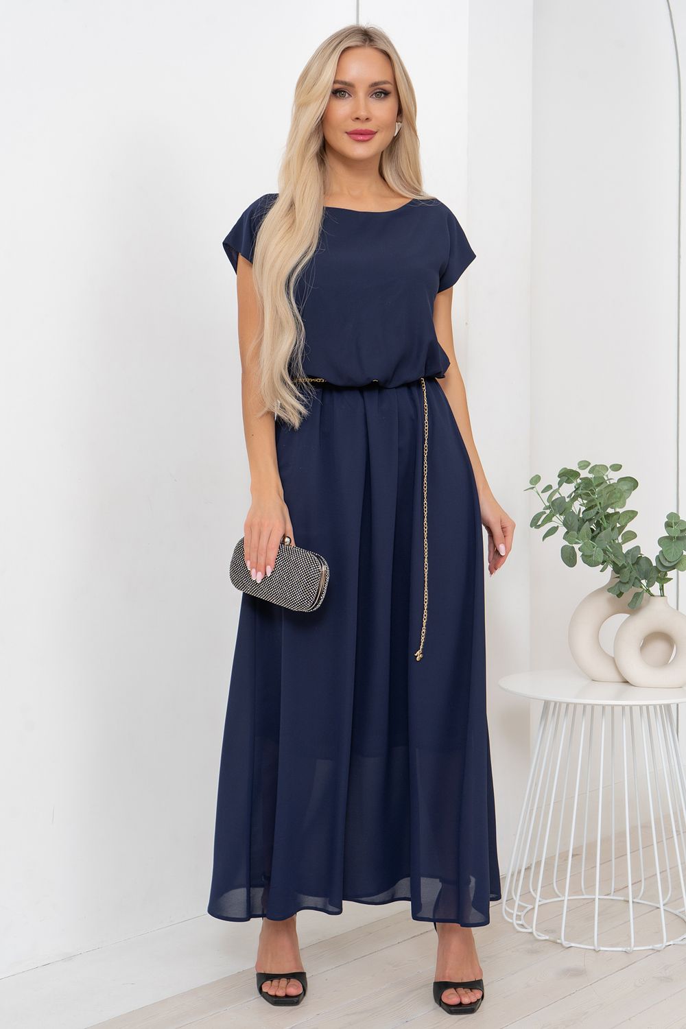 Платье Симона (синий) Р11-1161/6 Nikol