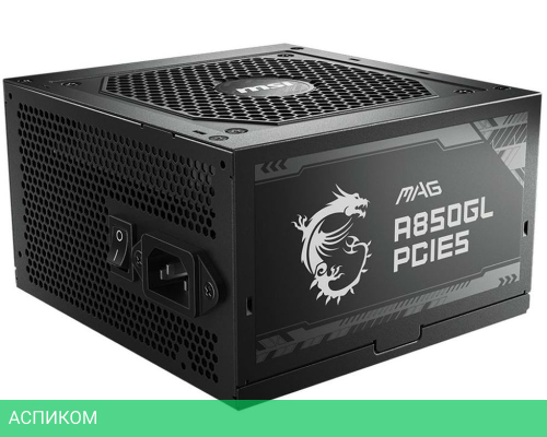 Блок питания MSI MAG A850GL PCIE5 (306-7ZP8A11-CE0)