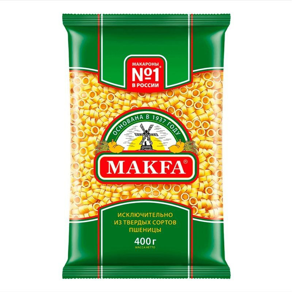 Макароны кольца Макфа 400г