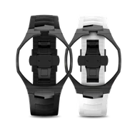 Корпус для часов POP-Swatch x AP - Белый и Чёрный - Комплект из 2 ремешков