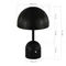SLE1806-404-01 Прикроватная лампа Черный/Черный LED 1*3W 3000-6000K ECLAT