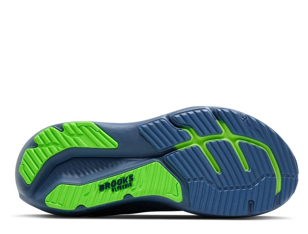 Кроссовки для бега мужские Brooks Glycerin 23 M тёмно-синие-лаймовые