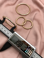 Кольцо толстое золото