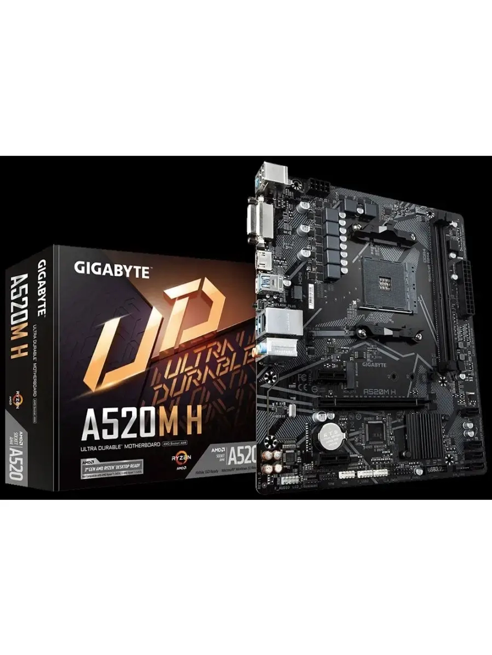 Материнская плата AM4, AMD A520
