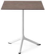 Стол ламинированный обеденный Scab Design Tripe, белый, кортен