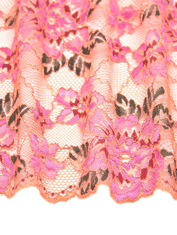 194 Кружево эластичное 19 см, Италия, весна, имбирь