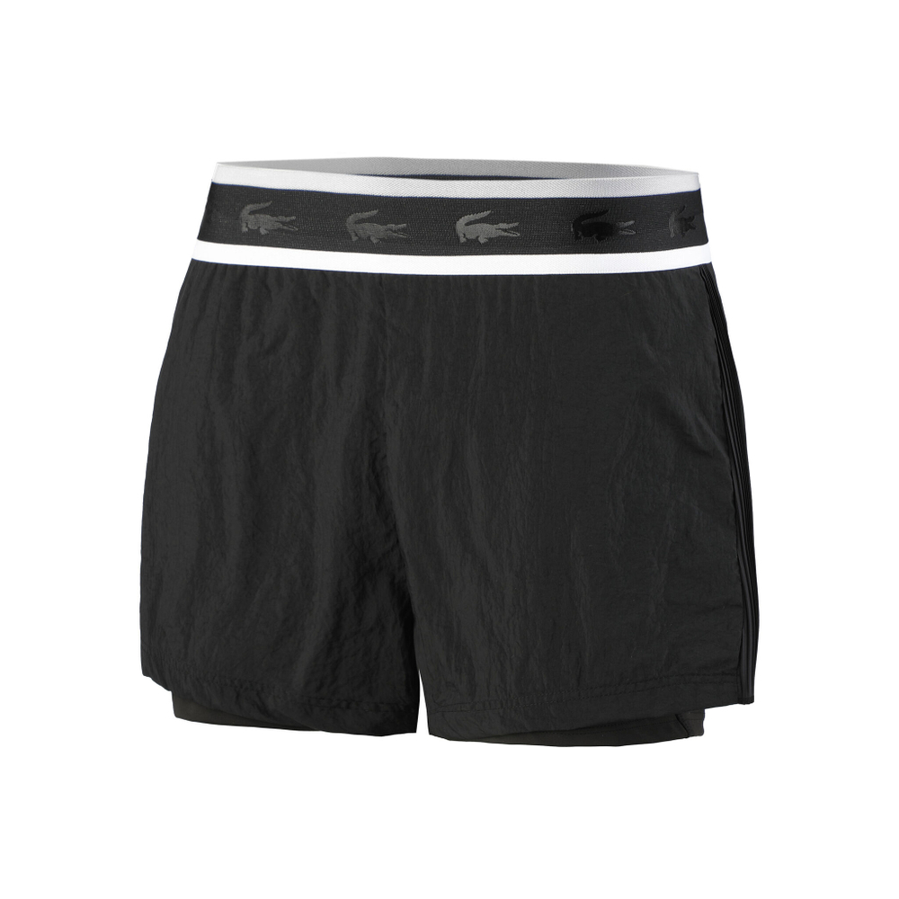 Женские теннисные шорты Lacoste Shorts Women - Black