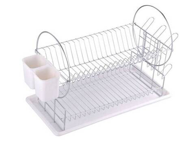 Сушилка для посуды 2-х уровневая 50*23*36см DR-1