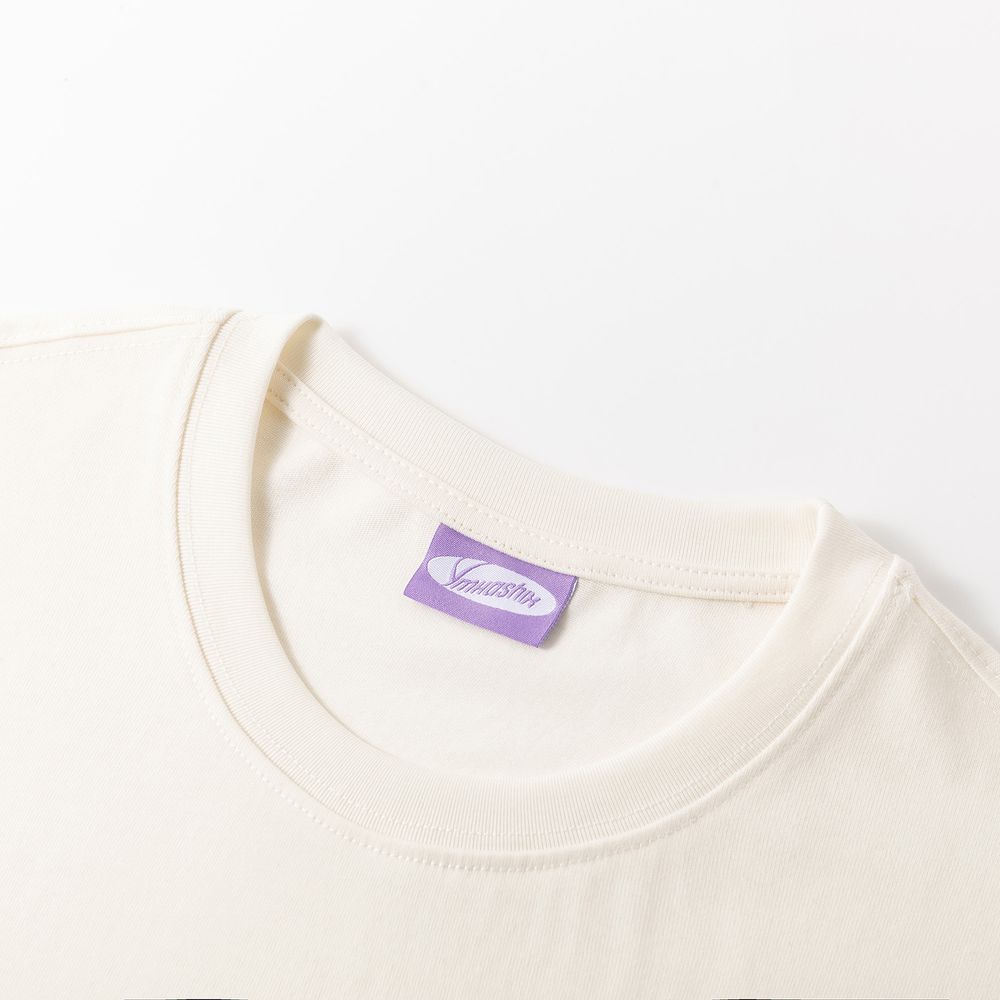 Футболка Ymkashix Logo Easy бежевая