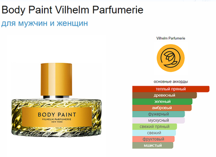 VILHELM PARFUMERIE Body Paint 100ml (duty free парфюмерия)