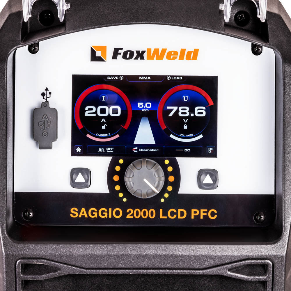 Сварочный полуавтомат SAGGIO 2000 LCD PFC (5в1) 9312