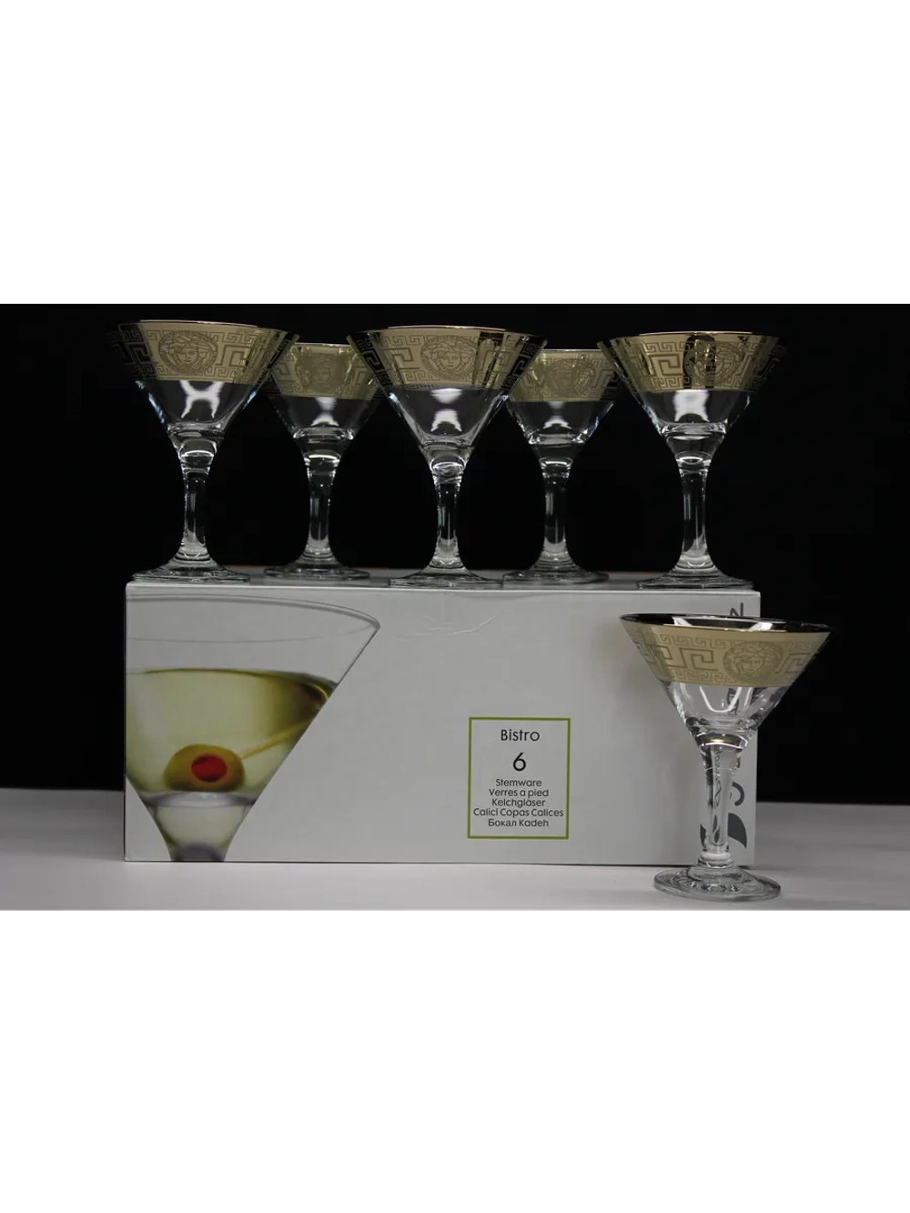 Бокалы для мартини 6 шт по 170 мл