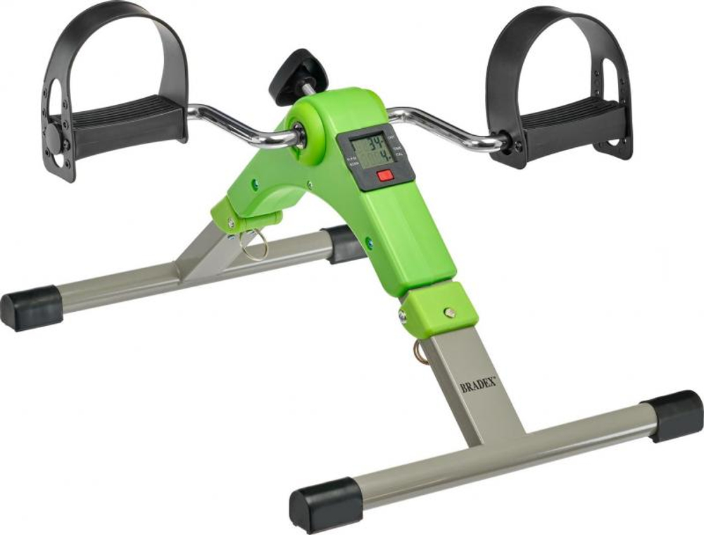 Мини велотренажер, складной зеленый Bradex