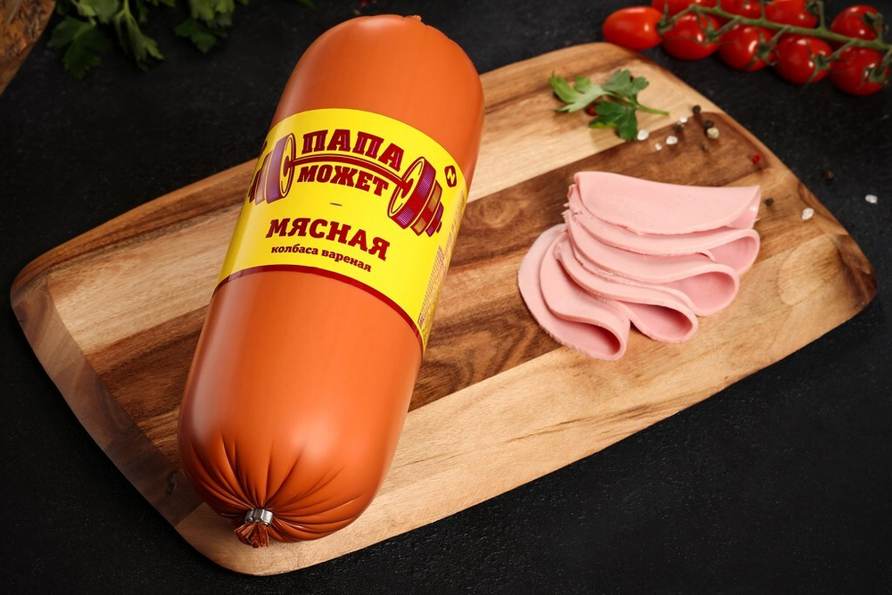 Колбаса вареная ПАПА МОЖЕТ Мясная, весовая