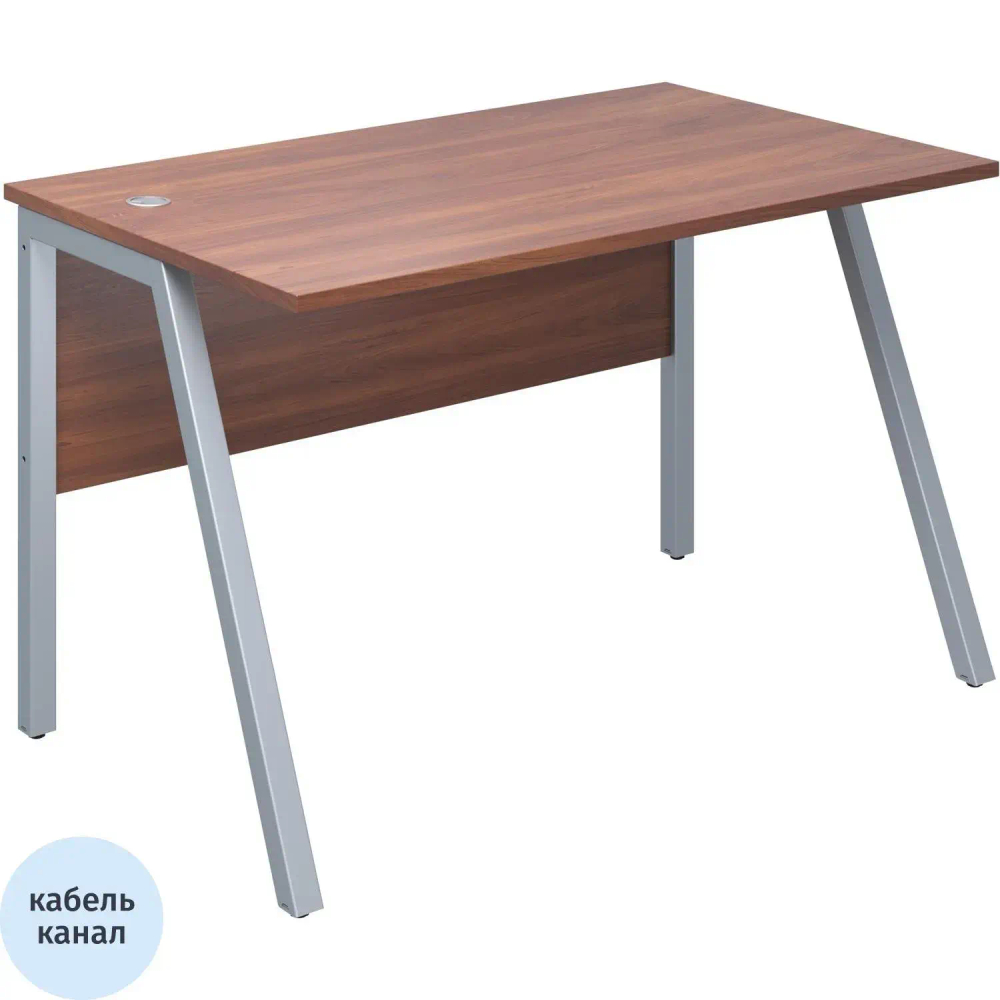 Стол письменный IN Рондо м/к S2378 1180х750х750 ноче милано/серый