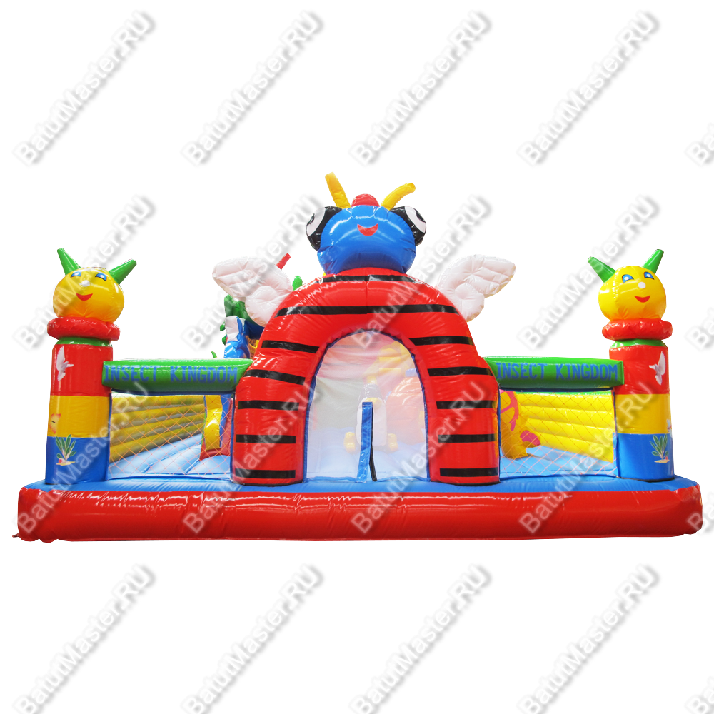 Надувной батут "Муха-Цокотуха", 10*6*4 м