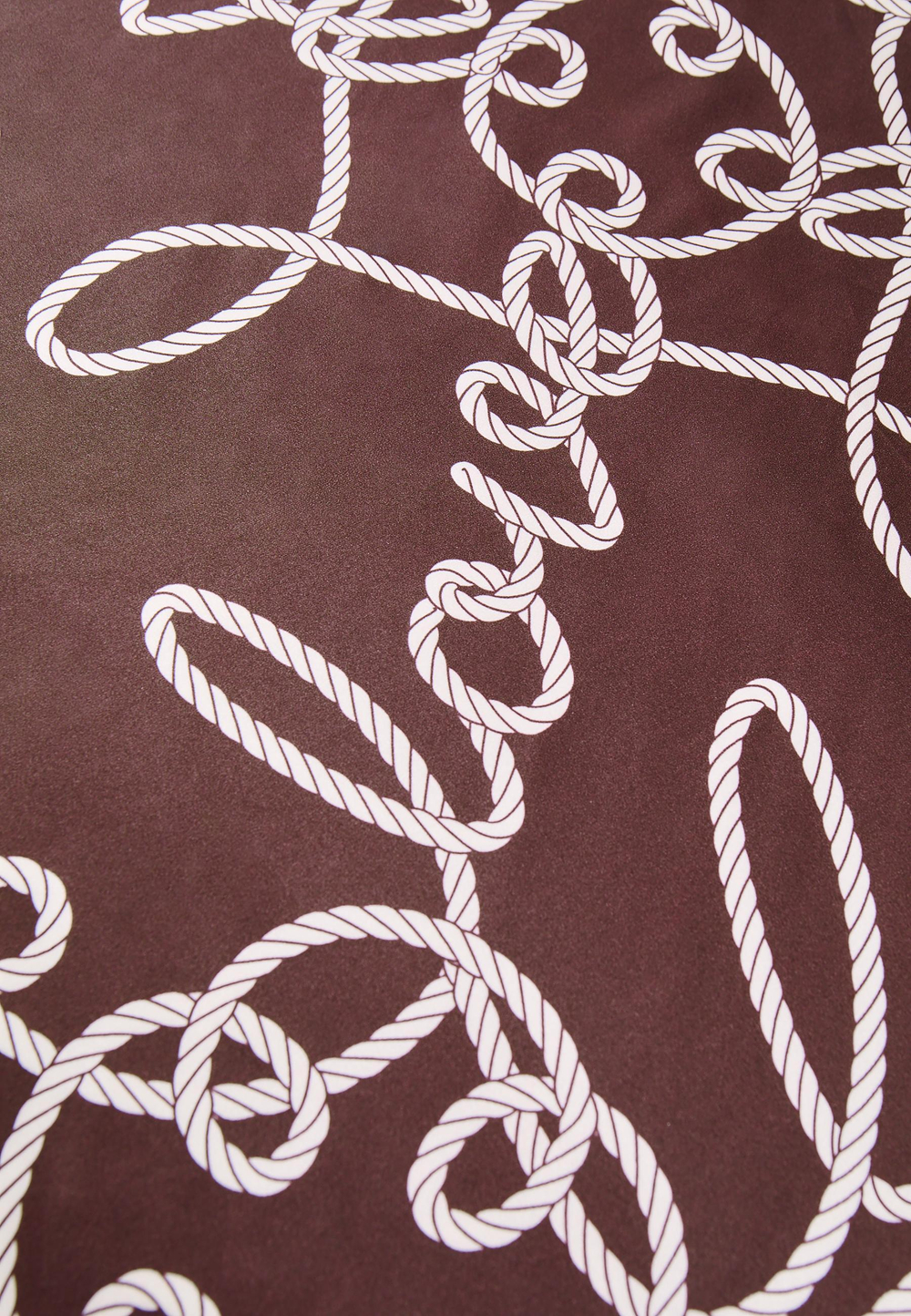 STRADIVARIUS Платок с принтом, бургунди