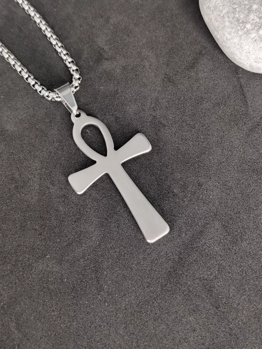 Египетский магический кулон оберег Крест Анкх на цепочке