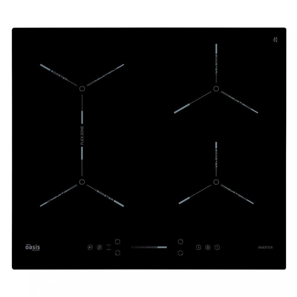 Индукционная варочная панель Oasis серии PRO P-EBGD