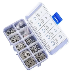 Стопорные кольца набор 120 шт, E-Clip , 1.5-10mm